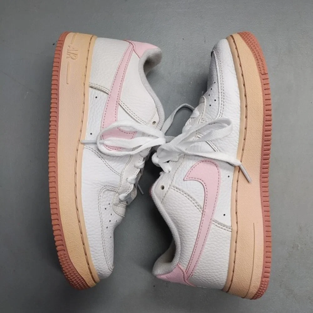 Nike Air Force 1 Platform Sneakers Youth US 6Y Multi Low Top Lace‎ Up CT3839-107